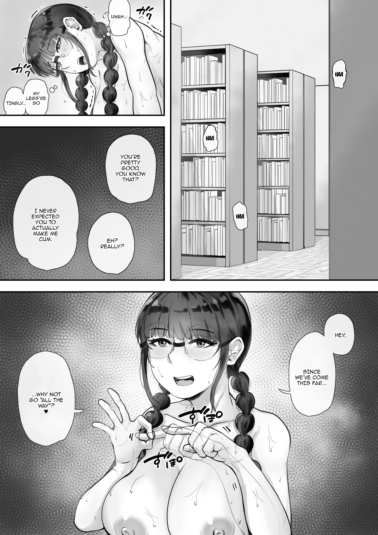 Hentai Manga Comic-The Busty Library Committee President Is Very Interested In Lewd Stuff-Read-18
